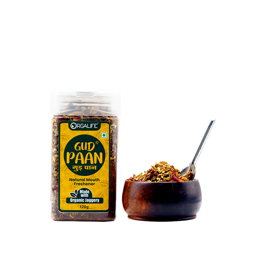 Gud paan Natural Mouth Freshener Pack of 2 (120g x 2)