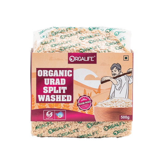 Organic Urad Split Washed 500g