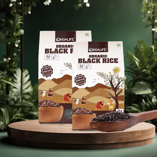 Organic Black Rice 1kg Combo Offer
