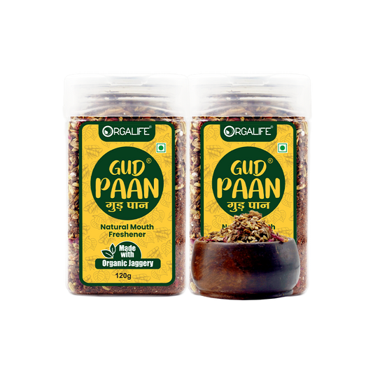Gud paan Natural Mouth Freshener Pack of 2 (120g x 2)