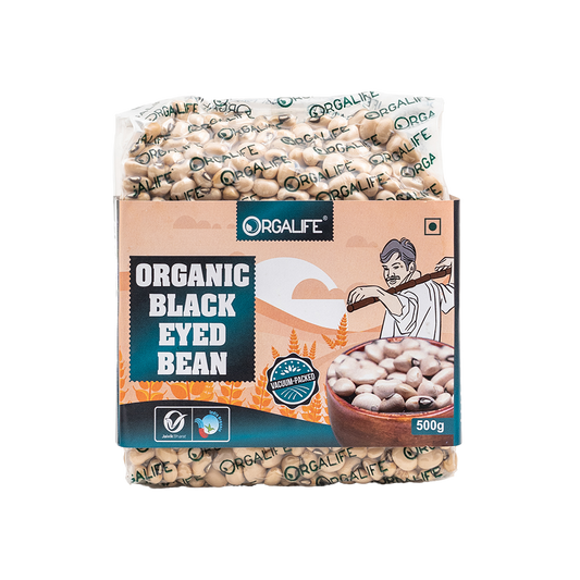 Organic Jhurga(Black-Eyed Beans) 500g