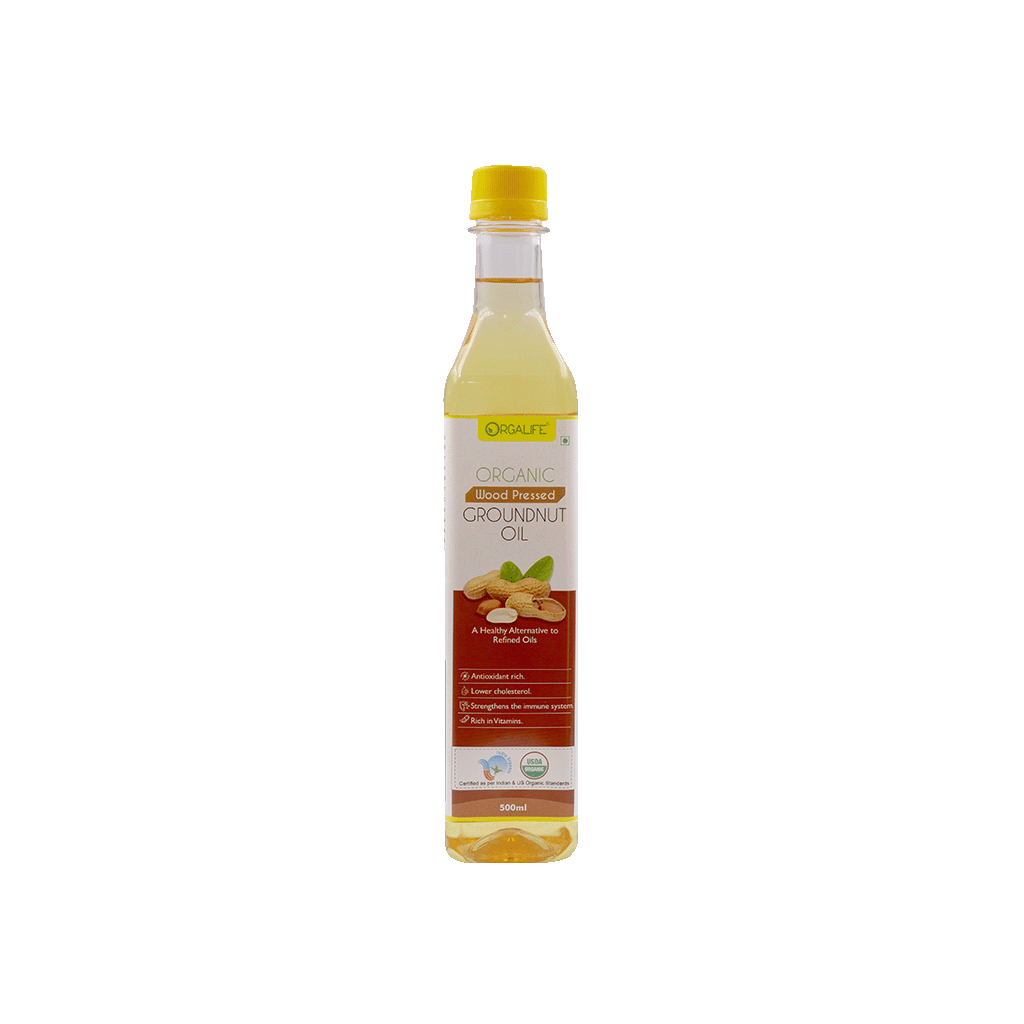 Organic Cold-Pressed Groundnut Oil 500ml
