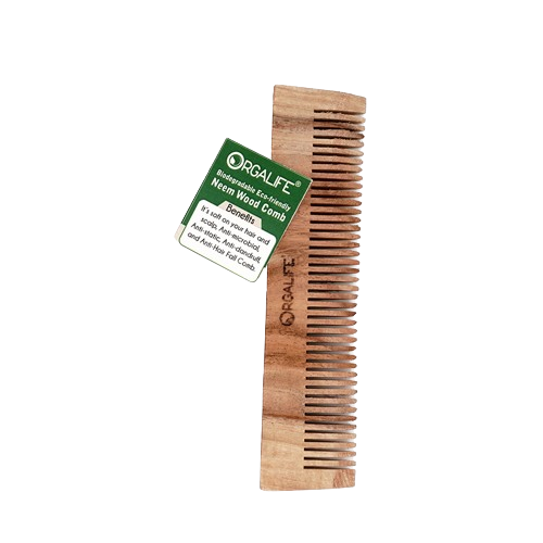 Neem Wood Pocket Comb 1Pic
