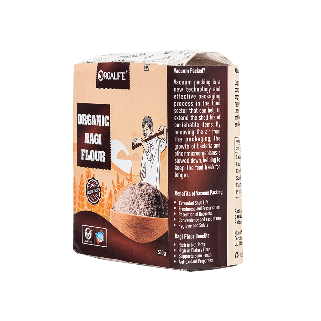 Ragi Flour - finger millet flour l buy online at best value [Orgalife] in Chhattisgarh..