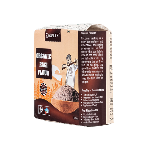 Ragi Flour - finger millet flour l buy online at best value [Orgalife] in Chhattisgarh..